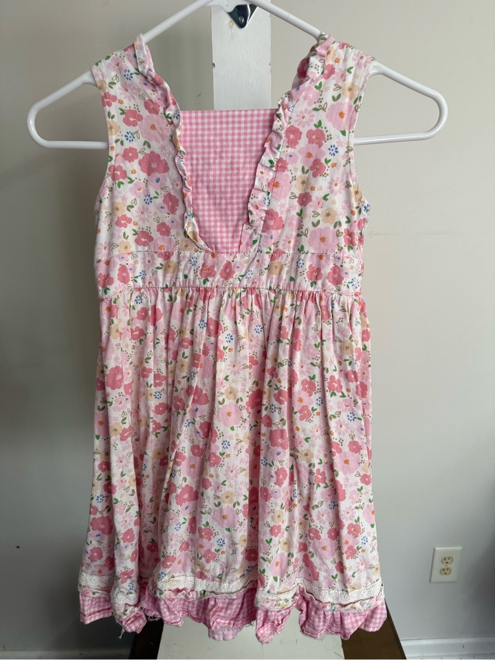 Marie Nicole Floral Peasant Dress